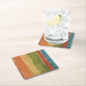 Mesa Strata I Vierkante Kartonnen Onderzetter (Insitu)