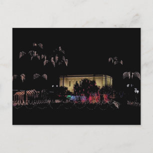 Mesa temple kerstverlichting feestdagenkaart