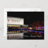 Mesa Temple lumières carte postale (Devant / Derrière)