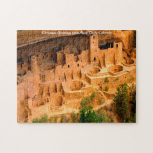 Mesa Verde Colorado . Kerstgroeten Legpuzzel