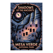 Mesa Verde Geheime Nationale Park Poster