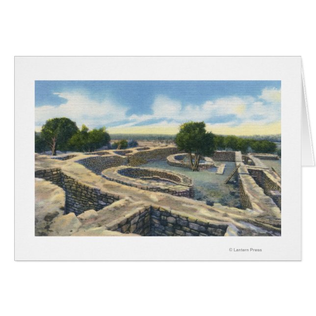 Mesa Verde Nat. Park, Colorado - Sun Temple (Voorkant Horizontaal)