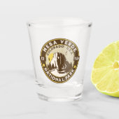 Mesa Verde National Park Arid Vista Shot Glas (Voorkant)