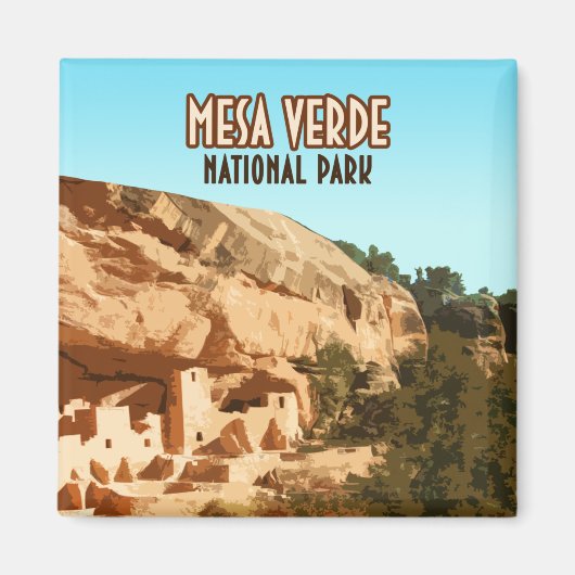 Mesa Verde National Park Colorado Magneet (Voorkant)