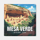 Mesa Verde National Park Travel Magneet (Voorkant)
