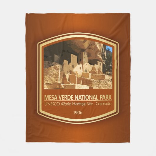 Mesa Verde NP (PF1) Fleece Deken (Voorkant)