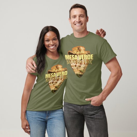 Mesa Verde NP (pijlpunt) T-shirt (Unisex)