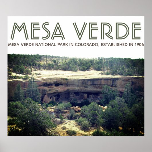 Mesa Verde Poster (Voorkant)
