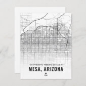 Mesa Wedding Weekend Details Enclosure Kaart (Voorkant / Achterkant)