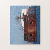 Mesabi mijnwerkersschip op Lake Superior Jigsaw Pu Legpuzzel (Verticaal)