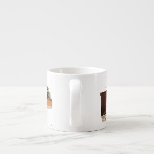 Mesabi Miner cutout espresso mok (Achterkant)