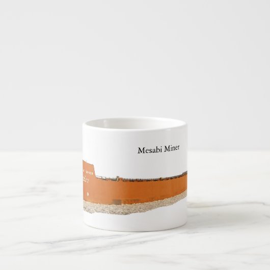 Mesabi Miner cutout espresso mok (Voorkant)