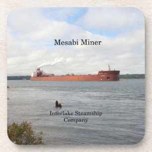 Mesabi Miner ensemble de 6 dessous de verre en pla