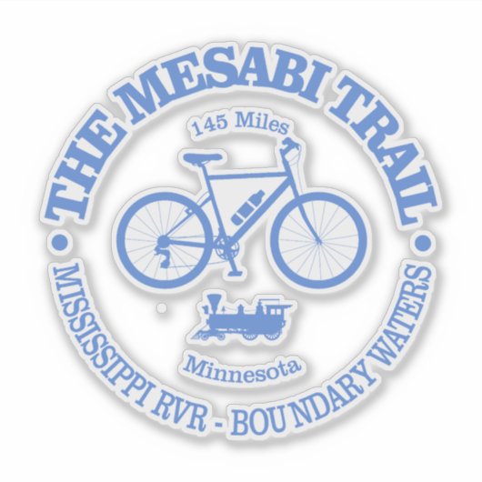 Mesabi Trail (fietsen) Sticker (Voorkant)