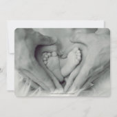 Mesdames, je suis arrivé faire-part de naissance m (Dos)