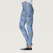 Mesdames Leggings Empreintes de pattes (Gauche)
