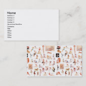 Mesdames, Mesdames ! Carte de visite (Devant / Derrière)