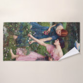 Mesdames Picking Roses, John William Waterhouse (Serviette de bain)