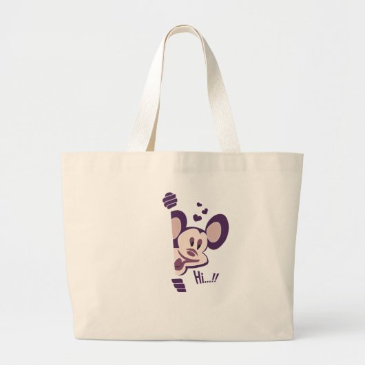 Mesdames Sac fourre-tout avec panda heureux (Devant)