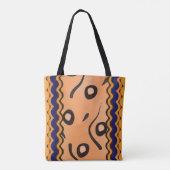 Mesh Wavy Line Pattern Draagtas (Achterkant)