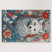 Mesmeriserende Arctic Fox Wildlife Legpuzzel (Horizontaal)