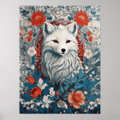 Mesmeriserende Arctic Fox Wildlife Poster (Voorkant)
