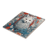 Mesmeriserende Arctic Fox Wildlife Tegeltje (Zijkant)