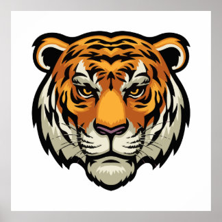 Mesmeriserende tijgerlook poster