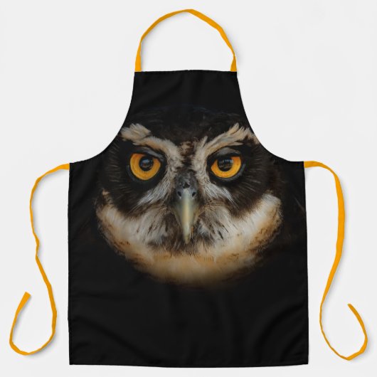 Mesmerizing Golden Eyes of a Spectacled Owl Schort (Voorkant)