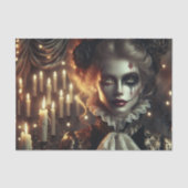 Mesmerizing Gothic Harlequin Decoupage Tissuepapier (Voorkant)