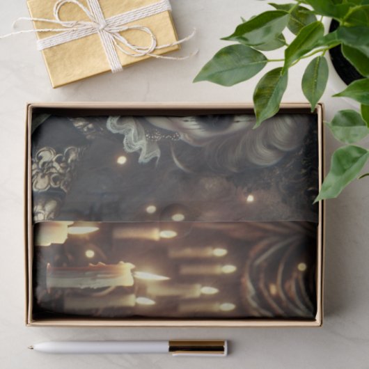 Mesmerizing Gothic Harlequin Decoupage Tissuepapier (Geschenk)