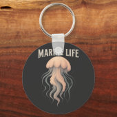 "Mesmerizing Jellyfish Glow Tee" Sleutelhanger (Voorkant)