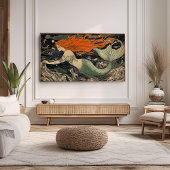 Mesmerizing Mermaid Illustration Poster