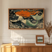 Mesmerizing Mermaid Illustration Poster