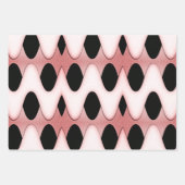 Mesmerizing Oriental Pink Waves Inpakpapier Vel (Voorkant 3)