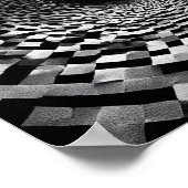 Mesmerizing Spiraling Optical Illusion Tunnel Poster (Hoek)