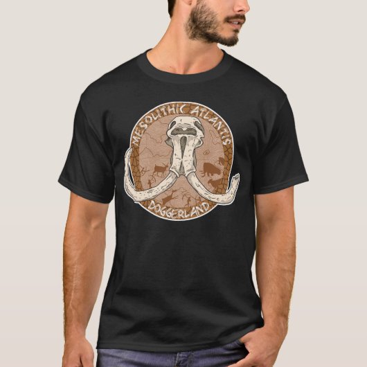 Mesolithic Atlantis Doggerland Mammoth Tusks T-shirt (Voorkant)