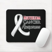 Mesothelioma Awareness Ribbon Muismat (Met muis)