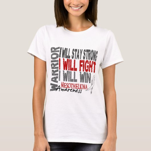 Mesothelioma Warrior T-shirt (Voorkant)