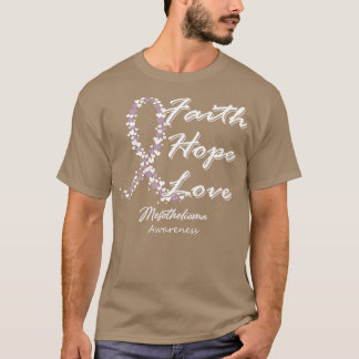 Mesothelioom Bewustzijn Geloof Hoop Liefde In Deze T-shirt