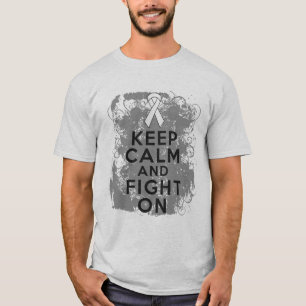 Mesothelioom houden kalk en vechten aan t-shirt