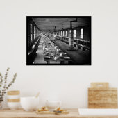 Mess Hall, Harewood Hospital, Washington, DC 1865 Poster (Keuken)