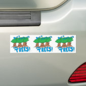 Mess niet met de BOMEN! Bumpersticker (Op auto)