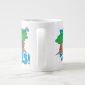 Mess niet met de BOMEN! Extra Grote Beker (Achterkant)