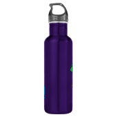 Mess niet met de BOMEN! Waterfles (Achterkant)