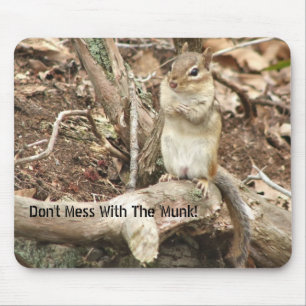Mess niet met de 'Munk'. Mousepad Muismat