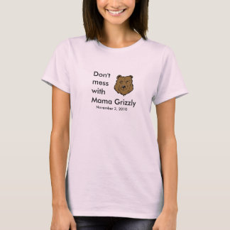Mess niet met mamma Grizzly T-shirt