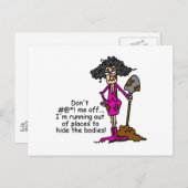 Mess niet met mij briefkaart (Voorkant / Achterkant)