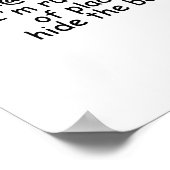 Mess niet met mij poster (Hoek)