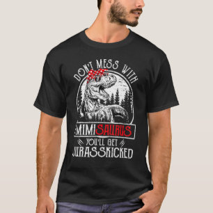 Mess niet met Mimisaurus... je krijgt Jurasskip T-shirt